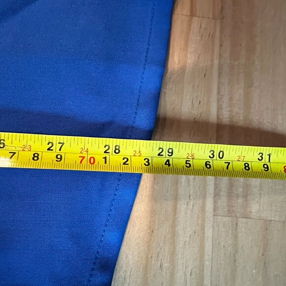 Fabletics Womens Plus Scrubs Top 1-Pocket V-Neck Size 2X Royal Blue NWOT - Picture 7 of 7